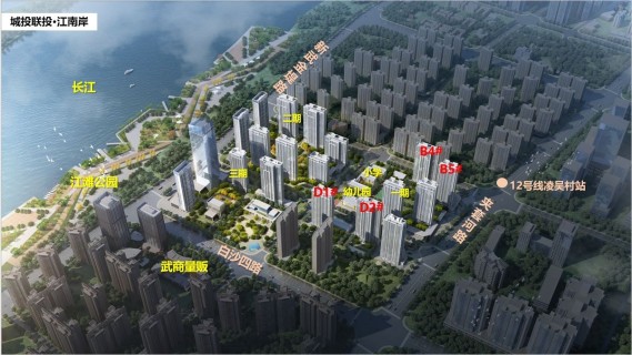 城投联投江南岸效果图