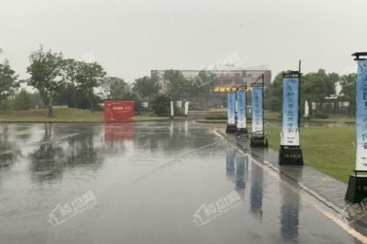 华发华润梧桐湖国际社区半岛公园实景图
